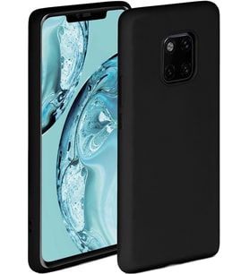   Newface Mate 20 Pro için Kılıf Premium Siyah (Şeffaf)