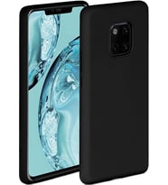   Newface Mate 20 Pro için Kılıf Premium Siyah (Şeffaf)