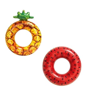 Renkli Ananas Desenli  Deniz Simit Bestway - 36121 -Ananas (Lisinya)