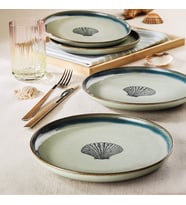Kütahya Porselen Perla 4 Parça 21 Cm Pasta Tabağı Yeşil