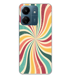 Xiaomi Redmi 13C Uyumlu Colorful Tasarımlı Şeffaf Telefon Kılıfı