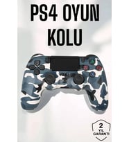 Ps4 Oyun Kolu Kamuflaj Desenli Joystick