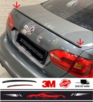 Spoiler Volkswagen Jetta Bagaj Üzeri Çıta Spoiler Pianoblack 120