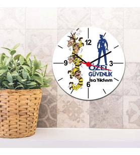 Özel Güvenlik Duvar Saati