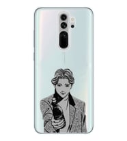 Xiaomi Redmi Note 8 PRO Uyumlu Anime Monster Tasarımlı Şeffaf Telefon Kılıfı