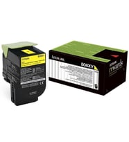 Tonersepeti Lexmark CX510-80C8XY0 Sarı Orjinal Toner Extra Y.K