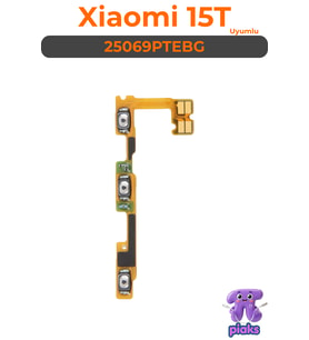 Xiaomi Mi 15T On Off Açma Kapama Volume Ses Film Flex 25069PTEBG Uyumlu