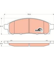 Mitsubishi L200 Ön Fren Balatası 2005-2018