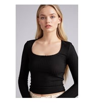 Defacto 26Y801001174 Siyah Kadın T-Shirt G9722AX/BK81