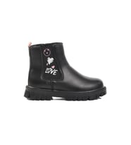 Pepino 1788-P Siyah-Pudra İçi Polarlı Kız Çocuk Bot