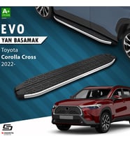 S-Dizayn Toyota Corolla Cross Evo Krom Yan Basamak 183 Cm 2022 Üzeri