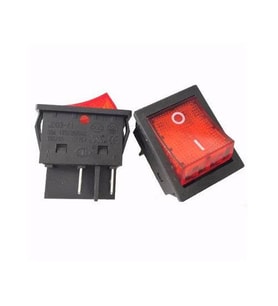 Welsong 30 Amper Rocker Anahtarı JD03-A1 125/250VAC 4 Pin - Yüksek Akım Kapasiteli İnverter Kaynak Makinesi Anahtarı