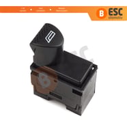 Fiat Siena Albea Palio Strada MK1 178 98809718 İçin Ön İç Sol Cam Açma Düğmesi 6 Pin Beyaz Soket
