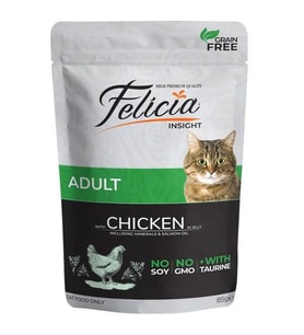 Felicia Pouch Tavuklu Kedi Konservesi Tahılsız 85 gr