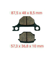 Mondial Mh Mr X-Treme Ön Fren Disk Balatası Tırnaklı Fa093