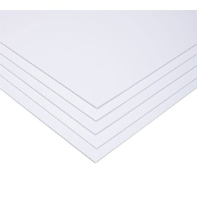 2 mm 70x100 cm Fotoblok (Straforlu Maket Kartonu) Beyaz 5 Adet 