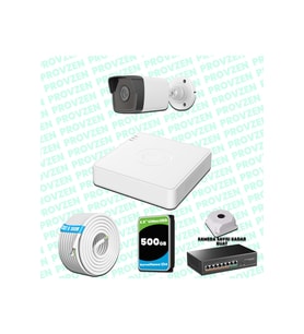 Provzen Hikvision 1 Kameralı IP 1080P Mikrofonlu Güvenlik Kamerası Olay Anında bildirim