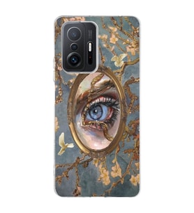 Xiaomi Mi 11T - 11T Pro Uyumlu Aesthetic Göz Tasarımlı Şeffaf Telefon Kılıfı