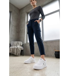 Lumberjack 102013125 Finster Wmn 6FX Kadın Klasik Sneaker Beyaz
