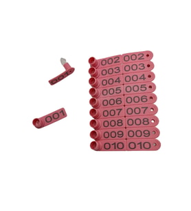 250 Adet PEMBE Renk Kuzu Küpesi (Parmak Küpe)+ Pens Ucu