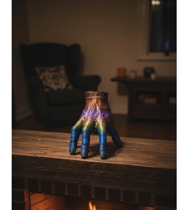 3D Renk Geçişli El Obje 27X22 Cm Büyük Boy Ev Dekorasyonu