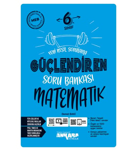 kitabın başkenti ankara yayıncılık Güncel 6.Sınıf Matematik Yeni Nesil Sorularla Güçlendiren Soru Bankası (Çok Renkli)