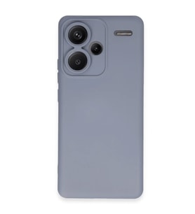 Xiaomi Redmi Note 13 Pro Plus Kılıf Nano içi Kadife Silikon - Gri
