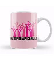 Bowel Cancer Awareness Day Kupa Bardak Porselen