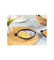 Rêve Bleu Petite Mini Tabak - Mavi - 10x8,5x1,5 Cm