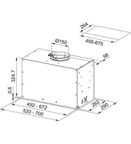 FRANKE BOX FLUSH EVO FBFE BK MATT A52 Matte Black ASPİRATÖR