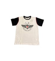 Beşiktaş Orjinal Logolu Pijama Takımı (Siyah - Beyaz)