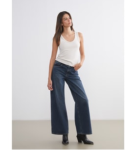 LCW Jeans İndigo Wideleg Kadın Jean Pantolon
