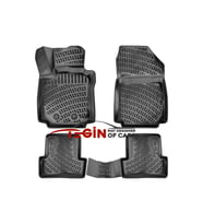 Renault Clio 3 3D Havuzlu Paspas 2008 Siyah