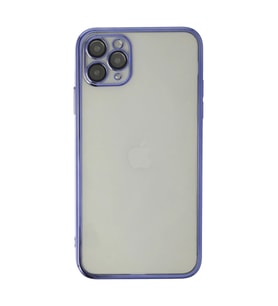 Apple iPhone 11 Pro Kılıf Razer Lensli Silikon - Mor