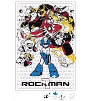 Rockman Megaman Puzzle 240 Parça Yapboz