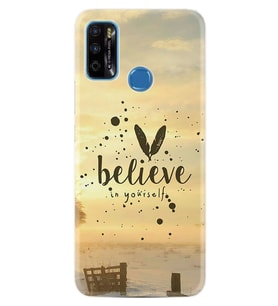 Infınıx Hot 9 Kılıf Resimli Silikon Kılıf Belive In Yourself 1316