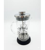 Tasarım French Press - Filtre Kahve Ve Bitki Çayı Demliği 350 ml Siyah