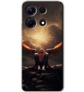 İnfinix Note 30 Kılıf HD Desen Baskılı Arka Kapak - Wings of Power