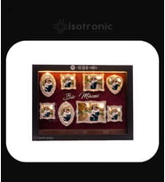 İsotronic Kişiye Özel Fotoğraf Çerçevesi – Biz Müzesi Bordo Amber Led