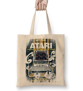 Atari Lover Game Over Bez Çanta Uzun Saplı