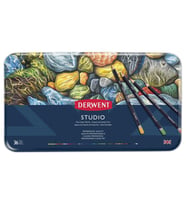 Derwent Studio Pencils Kuruboya Kalemi 36'lı Teneke Kutu 