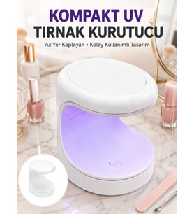 Seyehat Tipi Mini Oje Kurutucu Ultraviole Mor Işık Protez Tırnak Kurutucu Yeni Nesil