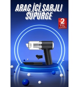 Vakumlu Süpürge Şarjlı Elektrikli Mini Taşınabilir Uzun Ömürlü Hazneli
