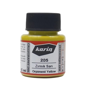 KARİN HAT MÜREKKEBİ ZIRNIK SARI 205 45ml.