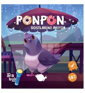 Ponpon Dostlarını Arıyor - Fenerli Ara Bul Kitabı 18 + Ay