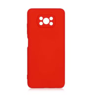 Xiaomi Poco X3 Kılıf Orj Lansman Serisi Pürüzsüz Esnek Kadife İç Kısım (Koyu Pembe)