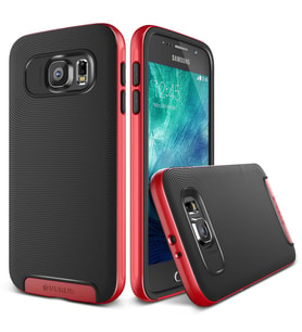 Verus Galaxy S6 ile Uyumlu Case Crucial Bumper Kılıf Crimson Red