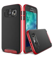Verus Galaxy S6 ile Uyumlu Case Crucial Bumper Kılıf Crimson Red