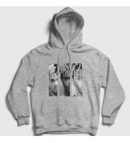Presmono Unisex Gri Three XXXTentacion Kapüşonlu Sweatshirt 49432tt (Gri)
