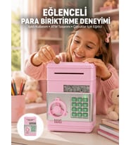 Elektronik Şifreli Otomatik Yutan Çocuk Kumbarası